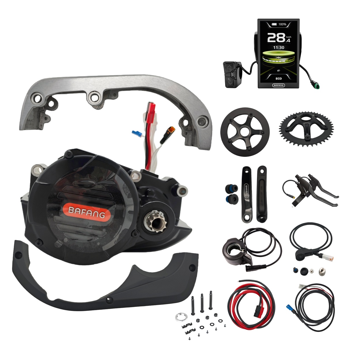 Mid Drive Motor Kit 52V 1000W - Kit de Conversión de Bicicleta Eléctrica
