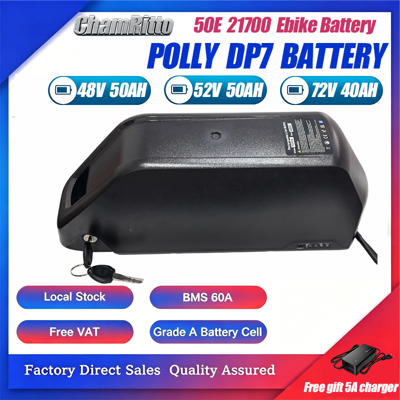 Electric Bicycle Battery 72V 30Ah - Batería Hailong para bicicleta eléctrica 52v