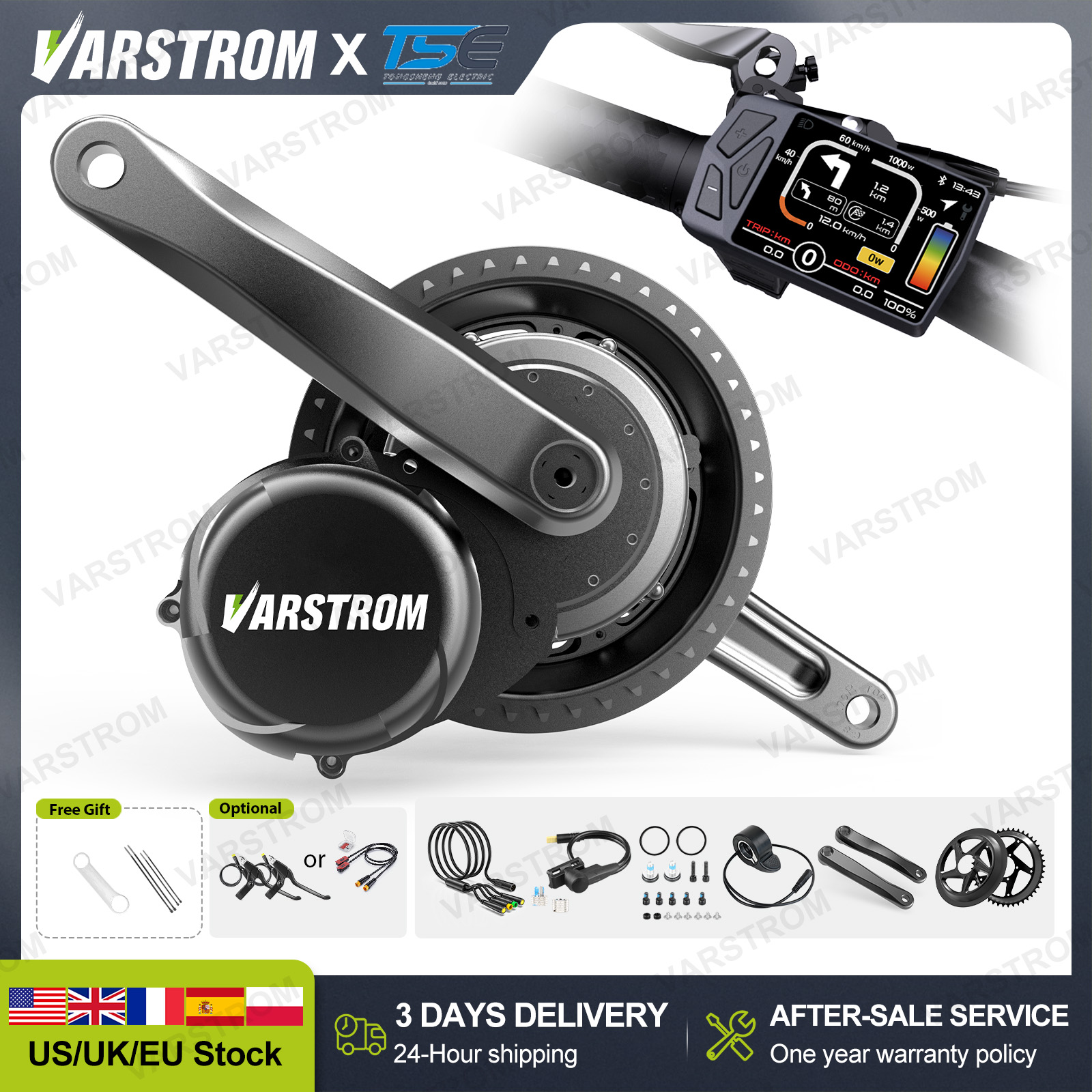 Tongsheng Tsdz2B Mid Drive Motor - [Entrega en 3 días] Tongsheng Mid