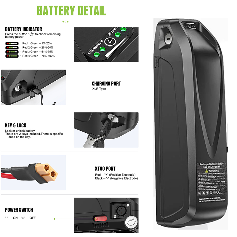 Electric Bicycle Battery 72V 30Ah - Batería de bicicleta eléctrica de 72V
