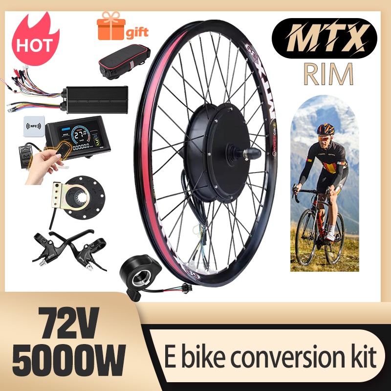 72V 5000W Hub Motor Kit - Kit de conversión de bicicleta eléctrica