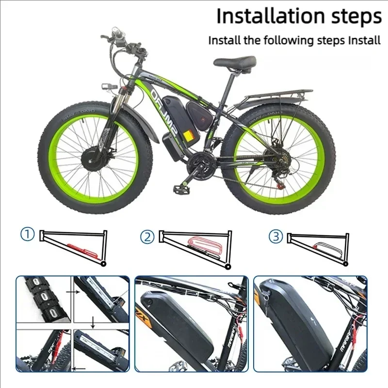 🔋 36-48-52V para batería Hailo - Ebike Battery 48V 20Ah Hailong reseña y precio