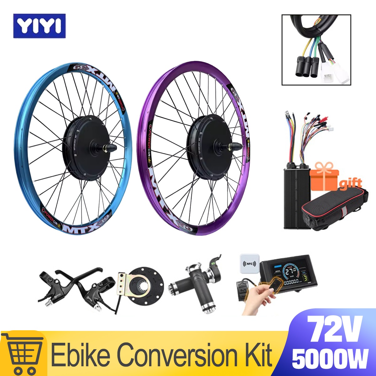 Nuevo Kit de Conversión para B - 72V 5000W Hub Motor Kit reseña y precio