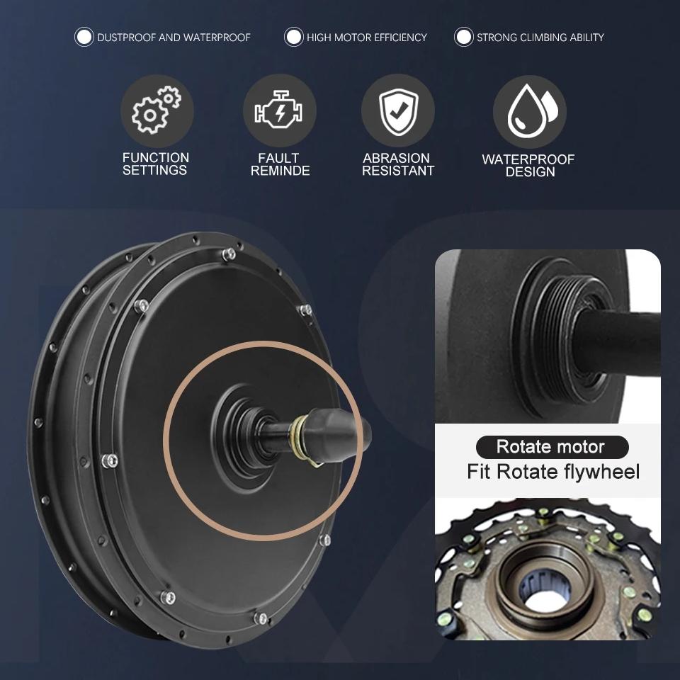 Motor de Bicicleta Eléctrica M - 72V 5000W Hub Motor Kit reseña y precio