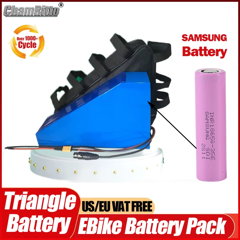 Batería triangular de litio pa - Electric Bicycle Battery 72V 30Ah reseña y precio