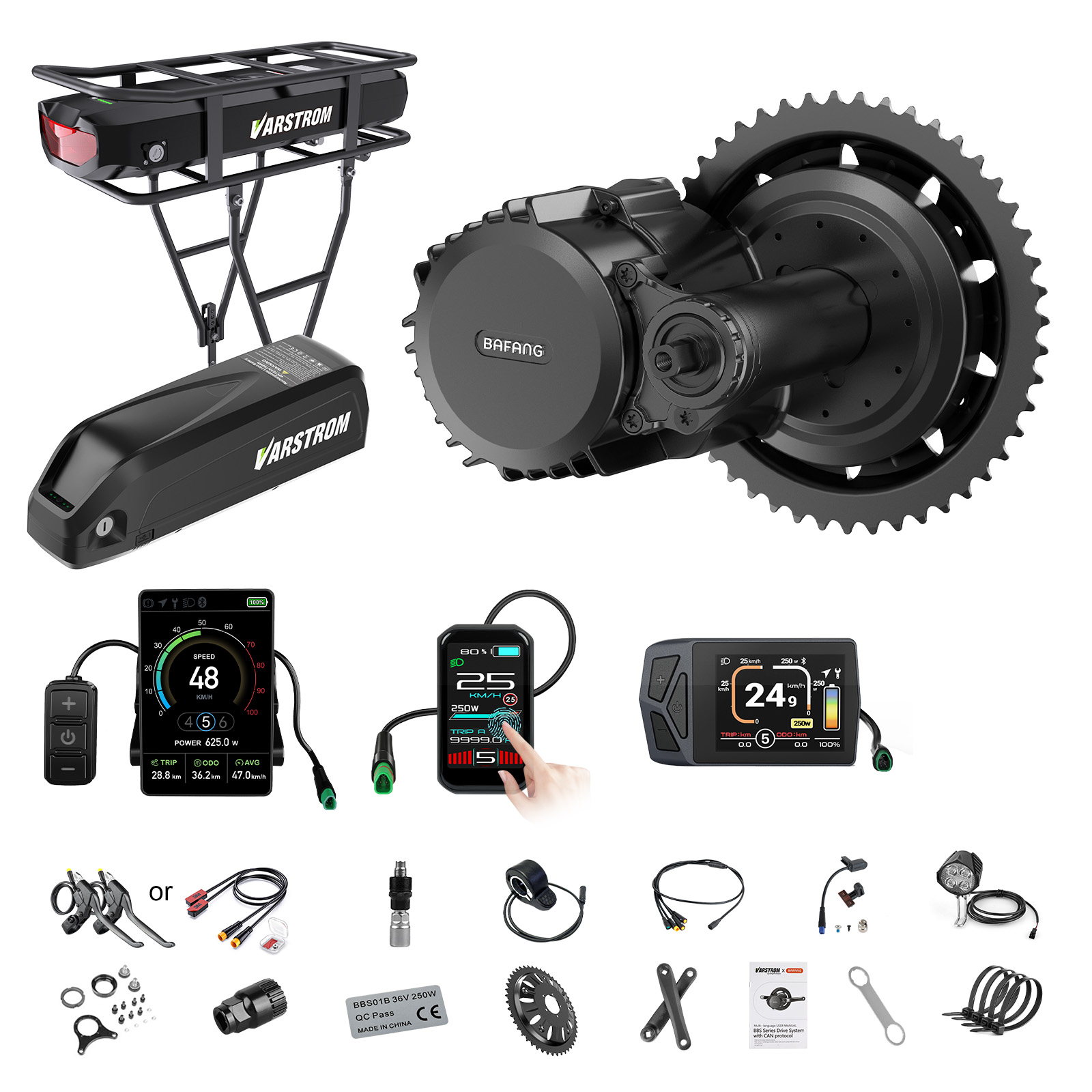 [Envío desde EE. UU.] Kit de M - Mid Drive Motor Kit 52V 1000W reseña y precio