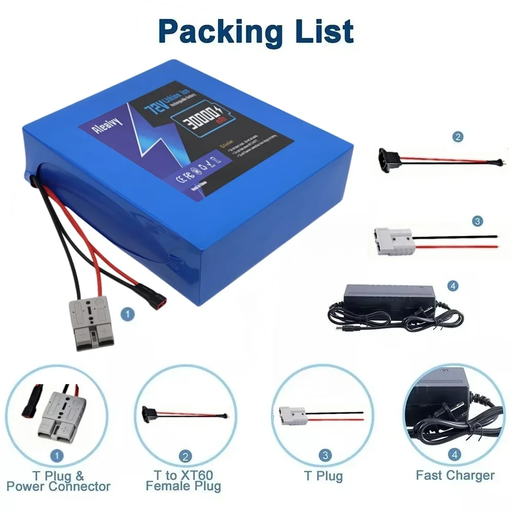 Paquete de Baterías de Litio 2 - Electric Bicycle Battery 72V 30Ah reseña y precio