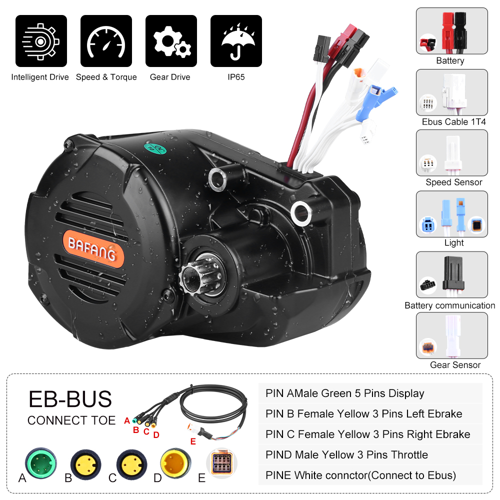 Bafang M620 G510 48V 52V 1000W - Mid Drive Motor Kit 52V 1000W reseña y precio