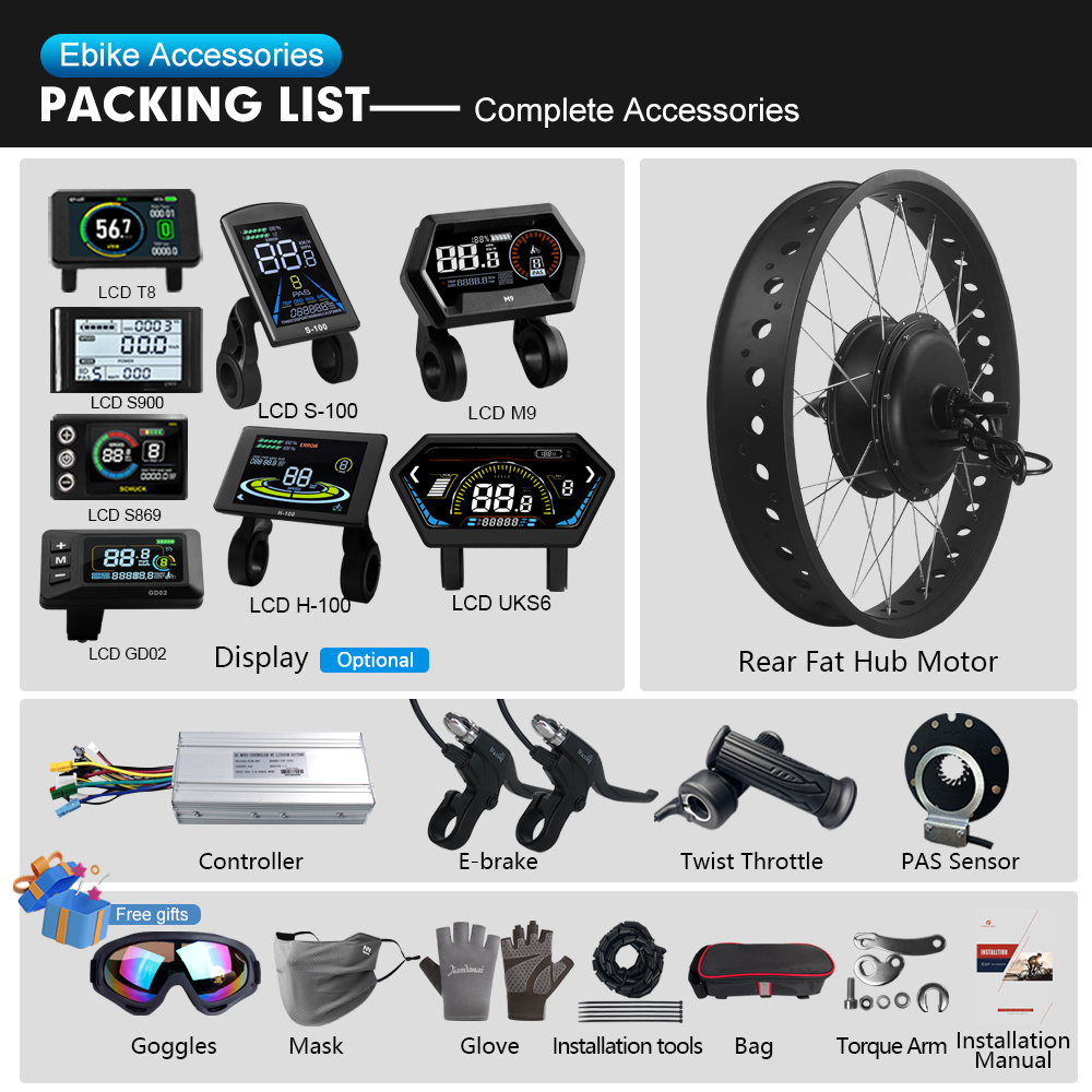 Kit de motor eléctrico para bi - 72V 5000W Hub Motor Kit reseña y precio
